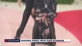 Madonna, primul mesaj după externare